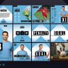 Graphic showing a selection of social media templates for soccer clubs