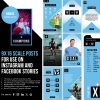 graphic showing 9x16 sizes assets for social media