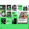 full collection of social media templates for football clubs
