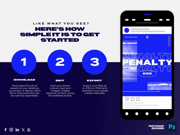3 step process for downloading photoshop templates